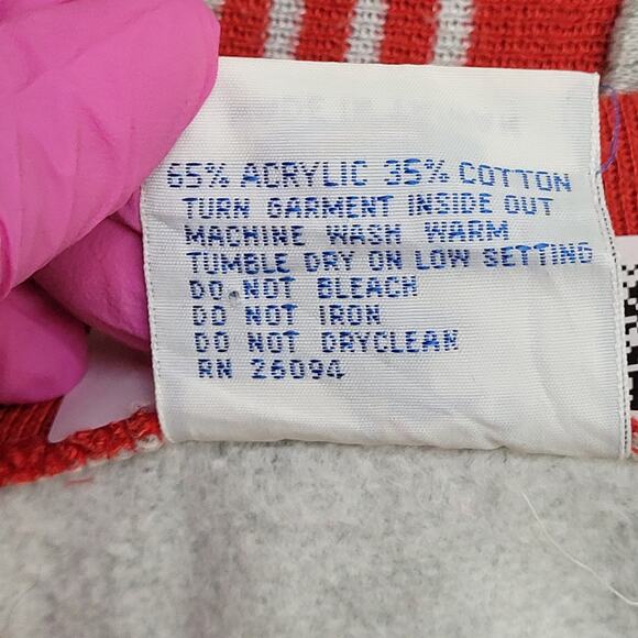 Vintage Champion OSU Track Jacket Large 22x26 Crop Ringer - Picture 8 of 12